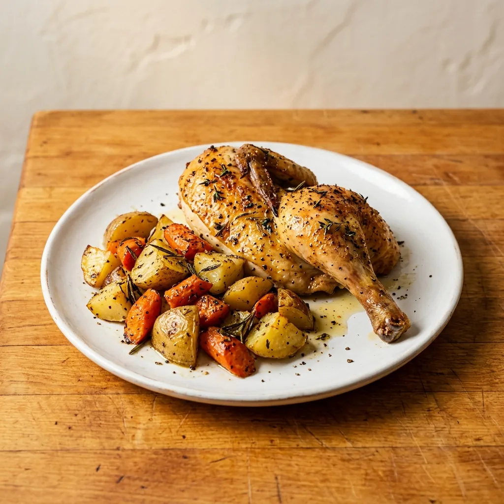 Roast Chicken and Vegetables