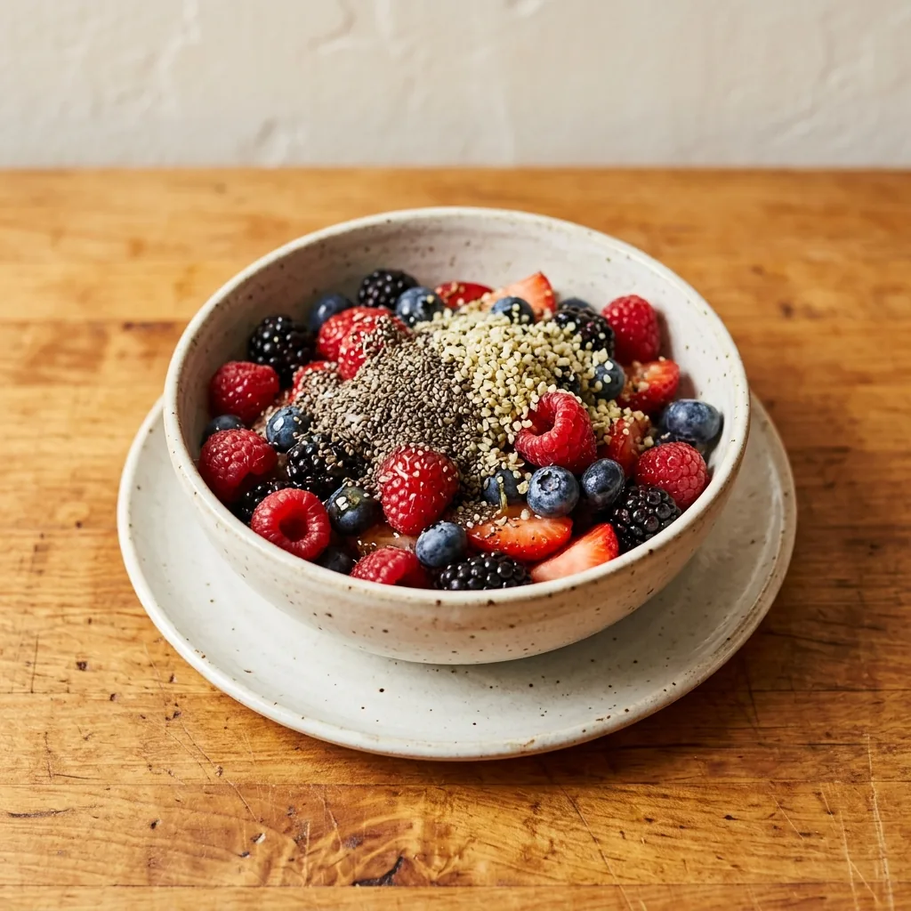 Berries with Chia and Hemp