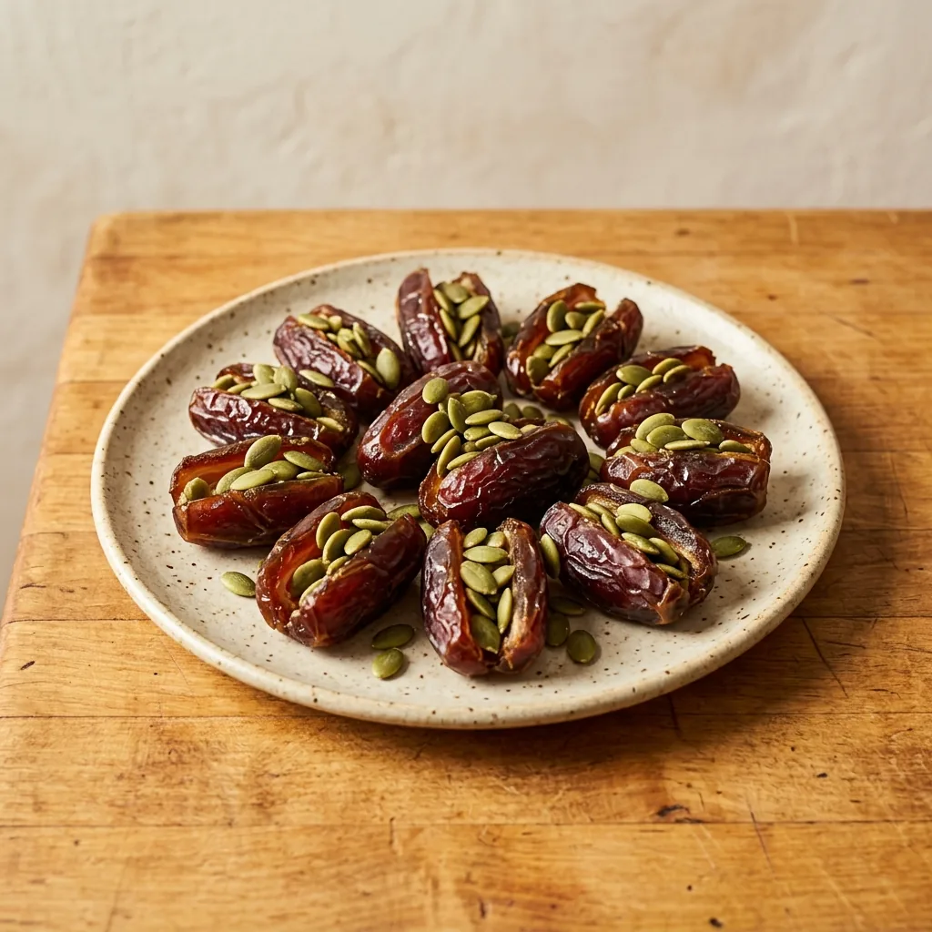 Dates with Pumpkin Seeds