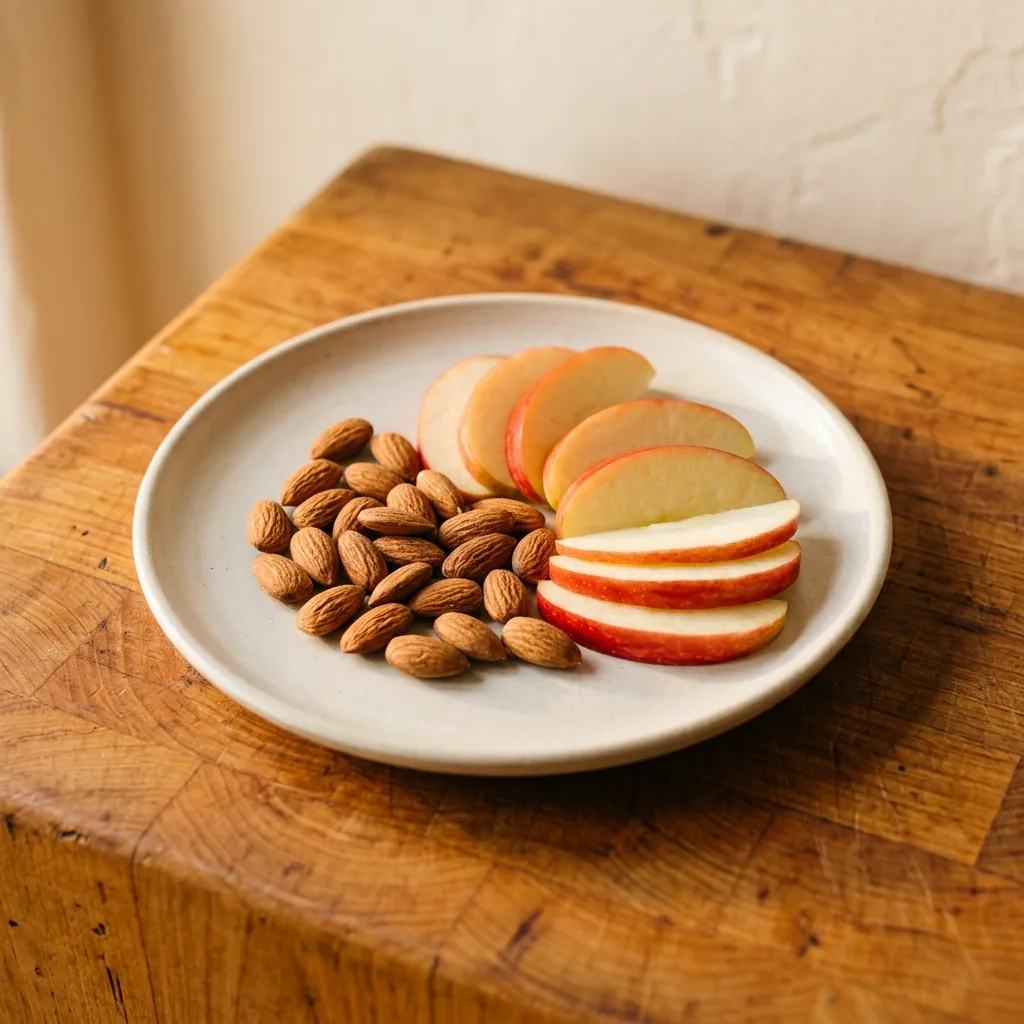 Almonds and Apple